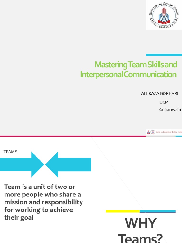 Mastering Team Skills And Interpersonal Communication Pdf