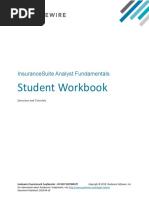 Student Workbook: Insurancesuite Analyst Fundamentals