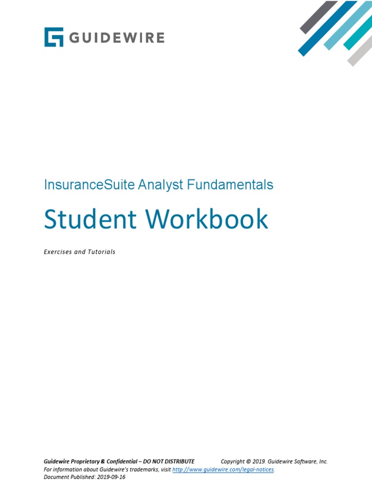 Student Workbook: Insurancesuite Analyst Fundamentals | PDF | Computer ...