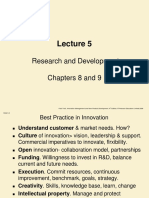 Research and Development Chapters 8 and 9