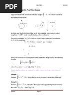 2.3 Double Integral in Polar Coordinates: F (X, Y) Da, Where R Is One of