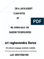 HTML Notes by Subba Raj Sir PDF