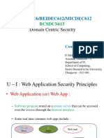 Unit 1 Web Appln Security Prinicples PDF