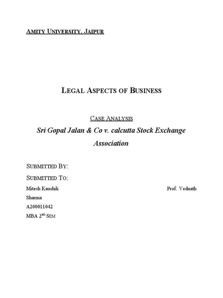 Case Analysis | PDF | Judge | Common Law