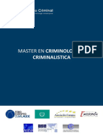 Master en Criminologia y Criminalistica PDF