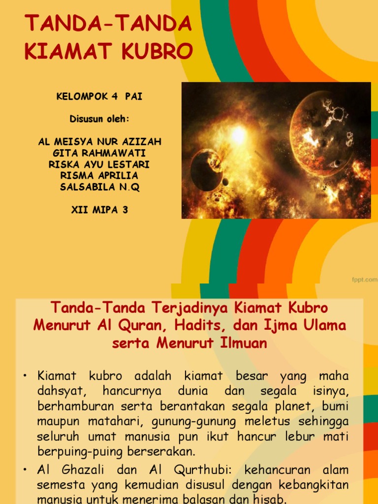 Kel 4 Tanda Tanda Kiamat Kubro Pdf