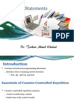 Control Statements: Dr. Turkan Ahmed Khaleel