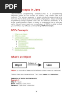 OOPs Concepts in Java