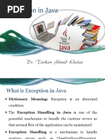 Exception Handling in Java