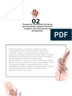 Pengaruh Antibiotik Terhadap Pertumbuhan Bakteri Proteus: Vulgaris Dan Pseudomonas Aeruginosa