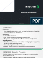 Security Framework: Predict - Preempt - Protect