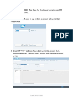 SD004 - Test Case For Create Proforma Invoice