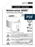 Waterwise 9000: Use & Care Guide