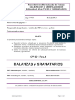 Calibracion y Verificacion de Balanzas Analiticas