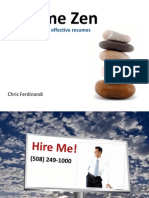Resume Zen: How To Write Clear, Effective Resumes