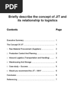 Concept of JIT