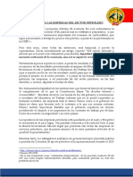 Carta Abierta A Las Empresas Del Sector Petrolero PDF