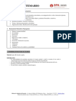 Temario de Examen de Admision 2019 PDF