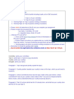 1 Position and Working Paper Template