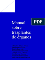 Ebook en PDF Manual Sobre Trasplantes de Organos