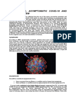 Asymptomatic, Symptomatic Covid-19 and Immune System