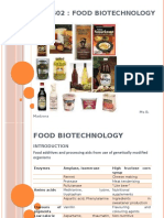 Food Biotechnology (ORGANIC ACIDS, ENZYMES, FOOD ADDITIVES)