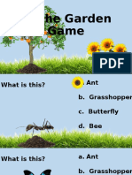 In The Garden Game Identification Quiz