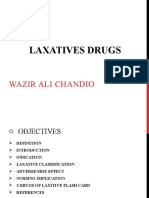 Laxatives Drugs: Wazir Ali Chandio