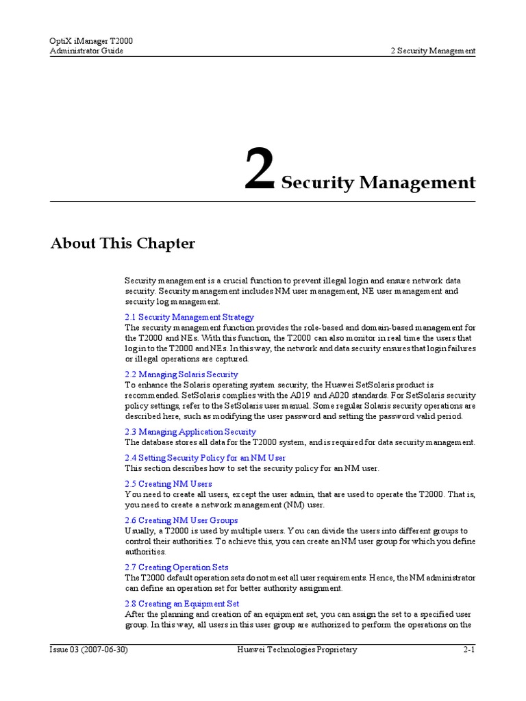 01-02 Security Management PDF | PDF | Superuser | Password