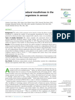 Mauri 2019 Efficacy of preprocedural mouthrinses in the reduction of microorganisms in aerosol.pdf