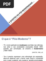 a questao da pos-modernidade
