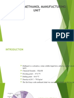 Design of Methanol Manufacturing Unit