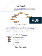 Heat Transfer: Heat Temperature Internal Energy First Law of Thermodynamics