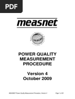 MEASNET Power Quality Measurement Procedure, Version 4 Page 1 of 30