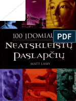 Matt Lamy - 100 Idomiausiu Neatskleistu Paslapciu 2006 LT PDF