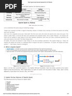 Compare Hadoop and Spark.: Table