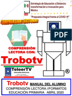 Lectomática Con Trobotv Manual Escolar Comprensión Lectora 2020