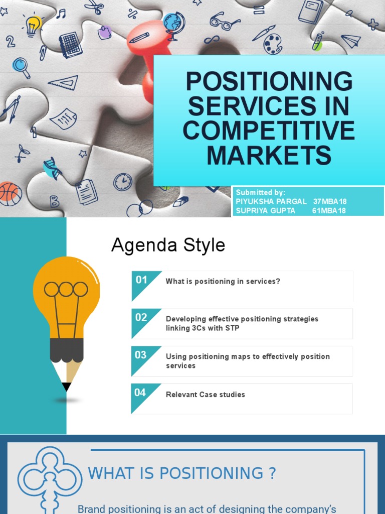 Positioning Services in Competitive Markets | PDF | Market Segmentation ...