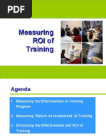 Measuring ROI of Training