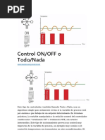 Ejemplos de Control On-Off | PDF | Sistema de control | Tanques