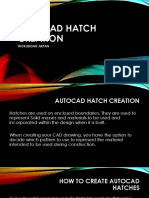Autocad Hatch Creation