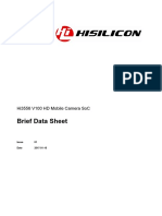 Brief Data Sheet: Hi3556 V100 HD Mobile Camera Soc