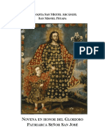 Novena Del Glorioso Patriarca Señor San José