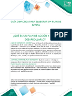 Guía Didactica para Elaborar Un Plan de Acción