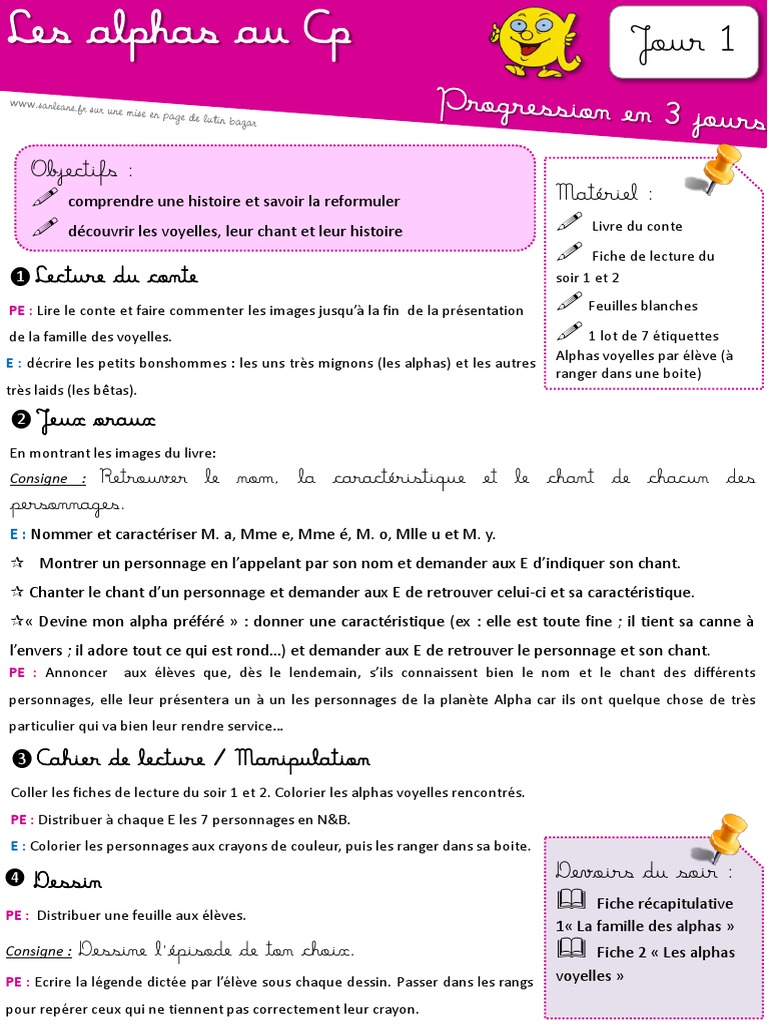 Alphas Progression En 3 Jours Sanleane Lb Pdf Pdf