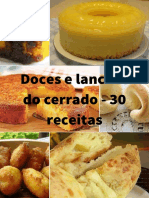 Doces e Lanches Do Cerrado - 30 Receitas CAPA PDF