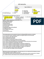 Activity Plan Social Studies