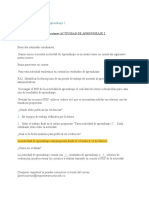 Indicaciones Actividad de Aprendizaje 2