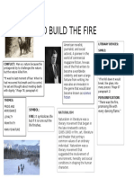 To Build The Fire: Literary Devices: Simile: "Once, Coming Around A CONFLICT: Man vs. Nature Because The