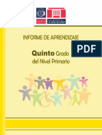 Informe de Aprendizaje 5to PDF